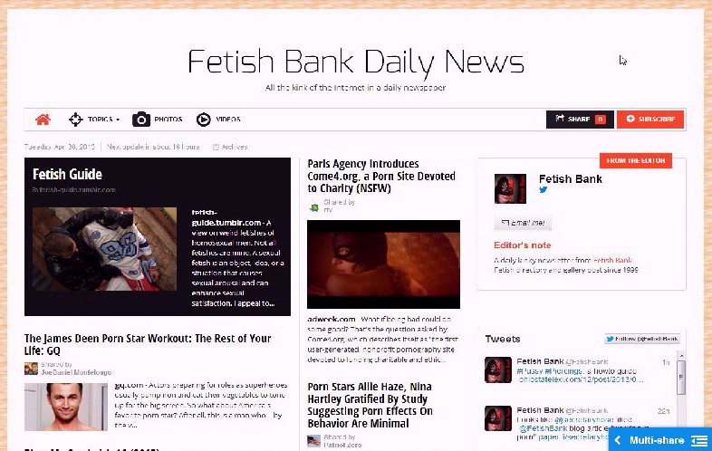 fetish bank daily news