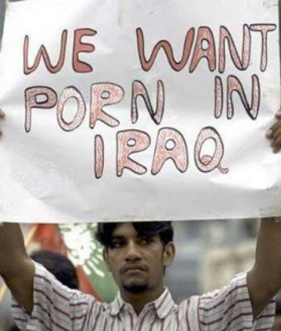 censorship iraq wants porn