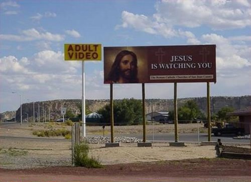 humor jesus watches it too